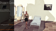 blonde barefoot bra skirt bed mini_giantess shadow looking_up digital_render dinner-kun pods captain_zero