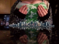 breasts crush city destruction cleavage breast_crush animation shrunken_city qwertylolz