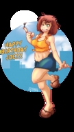 drawing gentle giantess color sandals birthday joethevenezuelan linda apeiron-macro praise_the_sun