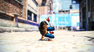 crush blonde handheld brunette superhero shrunken_woman shrunken_man humiliation cruel sneakers leather motorcycle superwoman digital_render lfcfan force_field
