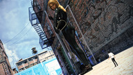 breasts crush blonde handheld glasses brunette superhero shrunken_woman shrunken_man humiliation sneakers leather motorcycle superwoman digital_render lfcfan