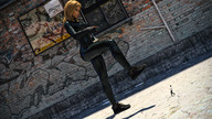 breasts crush blonde handheld glasses brunette superhero shrunken_woman shrunken_man humiliation sneakers leather motorcycle superwoman digital_render lfcfan