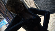 crush blonde handheld brunette superhero shrunken_woman shrunken_man humiliation sneakers leather motorcycle superwoman digital_render lfcfan between_breasts