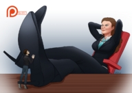 drawing color licking high_heels sitting shrunken_man shoe_worship spokle