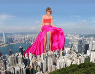 collage city mega blonde water high_heels unknown_artist legs skyscraper taylor_swift hong_kong