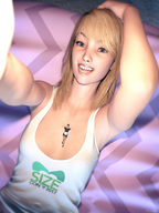 blonde shrunken_woman sorenzer0 digital_render sizecon