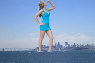giantess collage vore mega water ocean dress legs airplane jets boats sky ships adrianna adrianna_daniels san_francisco wading