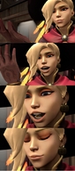 vore digital_render source_film_maker overwatch mercy_(overwatch) tracer_(overwatch)