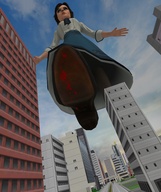 city mega buildings blood boots foot_crush cruel elizabeth bioshock_infinite bioshock digital_render roodedude