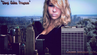 giantess collage macro city mega blonde destruction skyscraper looking_at_viewer caters karisaya dominica
