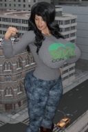 giantess mega huge_breasts xen0phage aliessa