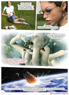 vore tongue mouth teeth glasses story shrunken_men stomach shrunken_people shrunken_woman throat food outdoors willing picnic dialogue panels emi digital_render eatmei