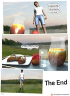 vore tongue mouth teeth glasses story shrunken_men stomach shrunken_people shrunken_woman throat food outdoors willing picnic dialogue panels emi digital_render eatmei
