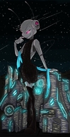 anthro city color robot giant dress boots night futuristic asterope