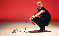 high_heels domination kneeling hand fangs shrunken_woman cruel pedicure tattoo manicure looking_at_viewer sorenzer0 lease digital_render bad-bitch