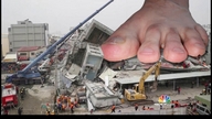 collage city giant foot_crush vehicles news firetrucks crane