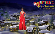 cleavage high_heels smiling christmas leg dress short_hair hand town snow holiday looking_at_viewer long_dress giantessbuster209 morena_baccarin