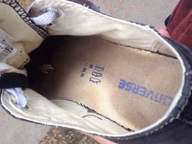 collage in_shoe shrunken_man trapped sneakers perspective mcflyonthewall