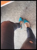 collage shoes blood shrunken_men foot_crush cruel point_of_view running_away starkadhr