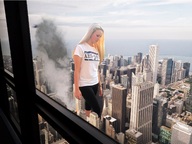 giantess collage city blonde destruction helicopter looking_down mrderpington