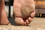 collage micro toes barefoot soles couple shrunken_woman shrunken_man dirty_soles toe_ring raised_foot imminent_crush ground