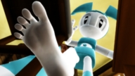 furry soles looking_up under_foot point_of_view looking_at_viewer imminent_crush my_life_as_a_teenage_robot xj-9 jenny_wakeman pawfulpundit
