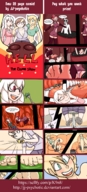 white_hair feet vore blushing blonde comic color barefoot glasses brunette socks pink_hair foot_crush shrunken_man inside_mouth preview jj-psychotic hell_the_game_show