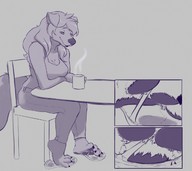 drawing feet furry anthro unaware on_shoe kerneldecoy