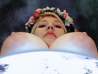breasts giantess collage nude earth liquidz planet cosmic_giantess