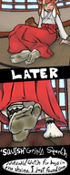 crush micro blushing licking green_eyes sweat smiling socks foot_crush laughing smelly ankle_bracelet shrine_maiden tabi_socks mspaintgts worshipping natsuko