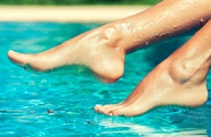 collage micro feet barefoot water wet shrunken_men shrunken_woman swimmers