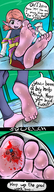 drawing crush micro feet comic color toes barefoot blood sweat domination dragon_ball teasing female_domination cruel squeezing mspaintgts robes pink_skin chronoa shinjin dragon_ball_xenoverse supreme_kai_of_time