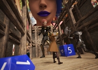 giantess multiple_sizes shrunken_woman shrunken_man point_of_view jetslasher dice digital_render catherine_the_titan