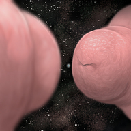 drawing nipples space color planet giantesses stars imminent_crush cosmic_giantess ソリュウ@引っ越し中