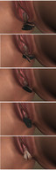insertion pussy feet clit cum barefoot sandals shrunken_man labia digital_render
