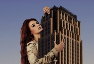 giantess collage buildings red_hair skyscraper