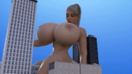 giantess crush masturbation city blonde long_hair buildings huge_breasts animation outdoors closed_eyes digital_render endlessrain0110 bouncing_breasts