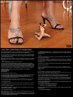 collage nude black_hair long_hair high_heels multiple_sizes story red_hair sandals between_legs oral_sex standing facesitting open_toe starkadhr