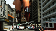 giantess city destruction boots mask running_away redfiredog digital_render strolling