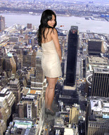 giantess collage city high_heels helicopter smiling legs skyscraper streets aerial_view looking_at_viewer new_york_city vanessa_hudgens massivegts