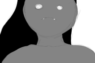 drawing vore black_hair long_hair vampire animation open_mouth grey_skin marceline_the_vampire_queen snuggleproxy