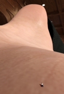 micro barefoot soles crawling unaware shrunken_woman on_sole digital_render talkinghead0 foot_landscape