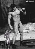 giant male penis shrunken_men