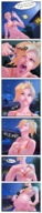 breasts drawing giantess panties vore blushing blonde color tongue blue_eyes mouth handheld cleavage bra saliva underwear digestion story bulge belly game open_mouth dangle video_game swallowed night between_fingers mercy tsavo dialogue panels throat_bulge belly_bulge looking_at_tiny multiple_prey overwatch widowmaker eldorado shaded implied_digestion bulging_belly
