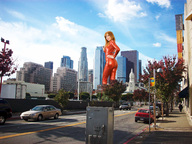 giantess collage city mega butt helicopter brunette asian wonderslug skyscraper vehicles leaning_against_building los_angeles sky looking_at_viewer spandex hands_on_hips street_view cares alex_sims_wise orange_outfit tribute-to-tiny_little_lisa