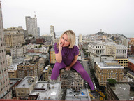 giantess collage vore city blonde destruction buildings blood wonderslug looking_at_viewer san_francisco purple_outfit hannah tiny-little-lisa