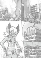 drawing giantess crush feet blushing horns city mega comic monochrome butt destruction handheld buildings butt_crush demon low_angle smiling yilx sitting foot_crush muscles belly demoness fangs looking_down cruel thighs panels looking_at_tiny multiple_prey multiple_pages petite pigtail