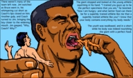drawing vore manga giant male dark_skin
