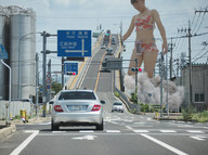 giantess collage destruction asian streets vehicles airraid
