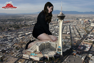 giantess collage landscape city buildings legs tower aerial_view
